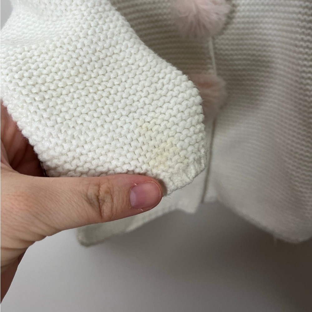 Max Studio Knit Bunny Hoodie - Picture 2 of 2